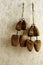 Wooden shoe stretcher mens and ladies still life