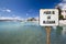 wooden sign indicating alcudia