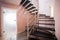 Wooden spiral stairs