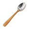 Wooden spoon and metal ladle essential kitchen utensils