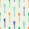 Wooden spoons background
