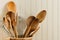 Wooden Spoons And Wire Whisks