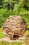 Wooden stacked playground