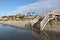 Wooden stair to the beach