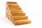 Wooden staircase construction