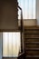 Wooden Staircase with Handrailing in an Old house