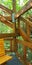 Wooden Staircase for the tower of the Holden Arboretum in Kirtland, Ohio