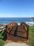 Wooden Stairs Access to Beach Front