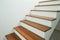 Wooden stairs in home