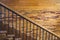 Wooden stairs wall wood background