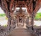 Wooden stairway of Sanctuary of truth exit