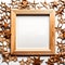 Wooden Starry Frame: Blank Canvas