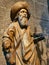 Wooden statue of the apostle saint James the great.