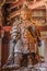 Wooden statue of Komokuten guardian (Deva king) One of Celestial Guardians of Four Directions at Daibutsu-den (Great Buddha Hall)