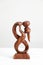 Wooden statue in the shape of a figure of eight symbolizing infinite love