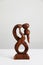 Wooden statue in the shape of a figure of eight symbolizing infinite love