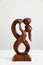 Wooden statue in the shape of a figure of eight symbolizing infinite love