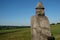 Wooden statue showing the direction