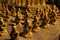 The wooden statues of Buddha/Kannon at Hase-dera temple cave