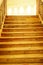 Wooden steps to light