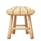 Wooden stool. Vector illustration.