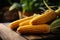 Wooden table adorned with autumns harvest corn creates a rustic still life