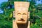 Wooden Taino idol in Dominican Republic close