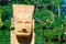 Wooden Taino idol in Dominican Republic close
