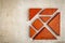 Wooden tangram puzzle