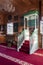 Wooden Tatar mosque interior in Bohoniki, Poland