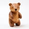 Wooden Teddy Bear Figure A Unique And Artistic Depiction Of Animals