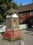 A wooden Telephone booth. Linkoping. Sweden