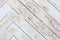 Wooden texture background, grungy painted parquet