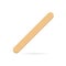 Wooden texture stick realistic style