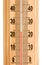 Wooden thermometer