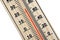 Wooden thermometer