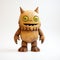 Wooden Toy Creature: Cartoonish Realism With Twisted Characters