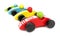 Wooden toys race cars