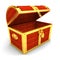 Wooden treasure chest