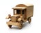 Wooden truck toy