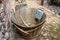 Wooden tub for washing underwear. Wooden bathtub for everyday use