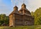 Wooden Ukrainian rural Orthodox church