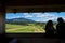 Wooden viewpoint, Orava, Slovakia, natural scene