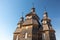 Wooden vintage church, Zaporozhian Sich village