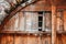 Wooden vintage door of the castle in Belgrade, Serbia