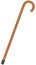 Wooden walking stick cane