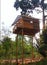 Wooden Watch Tower - Observation Post in Forest - Tree House