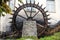 Wooden waterwheel near Rhine Falls, Switzerland