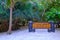 A wooden welcome sign on the famous Maya beach on Koh Phi Phi island in the Krabi province