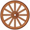 Wooden wheel